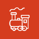 Train with Smoke Icon