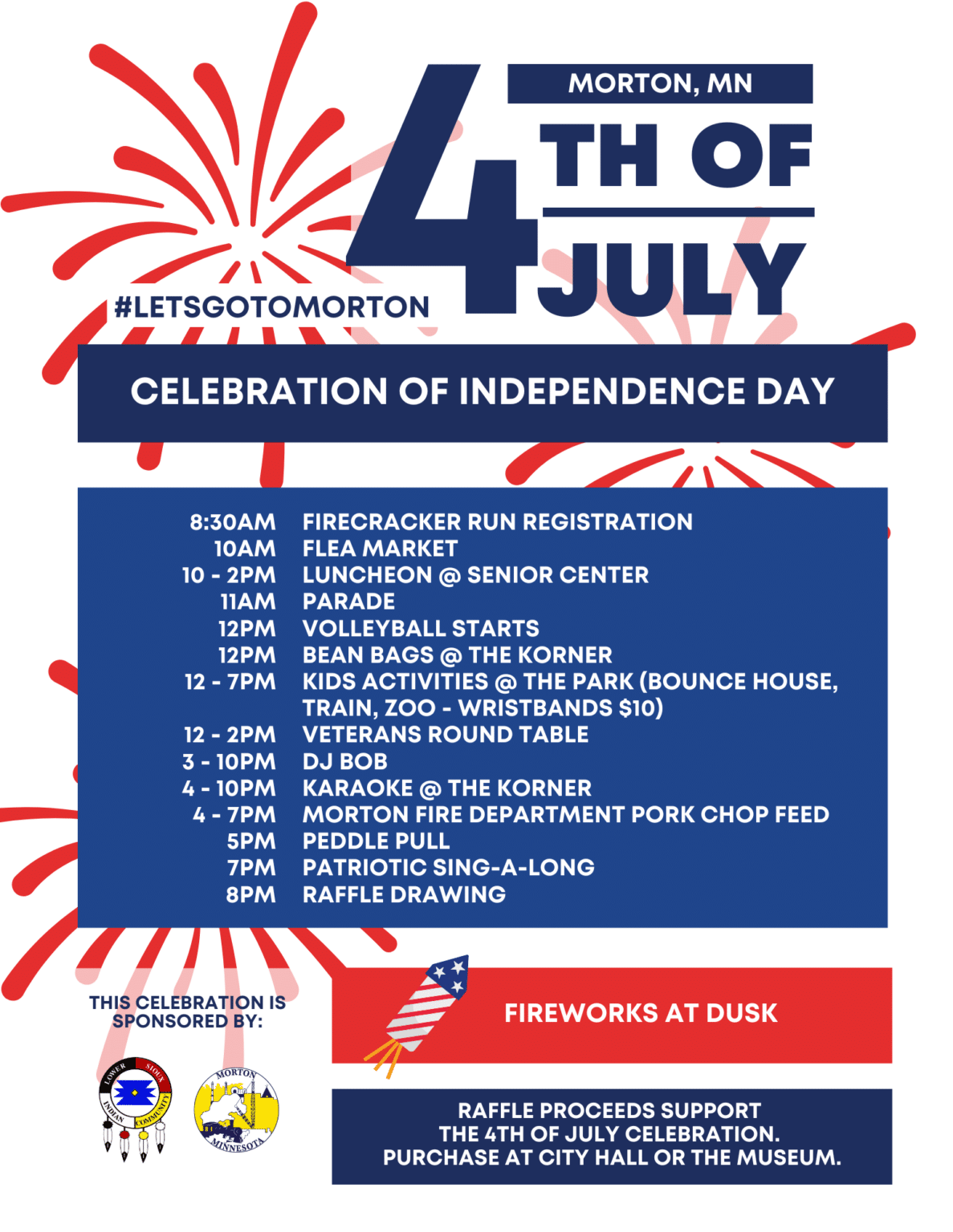 #LetsGoToMorton for the 4th of July Celebration! | City of Morton, MN ...