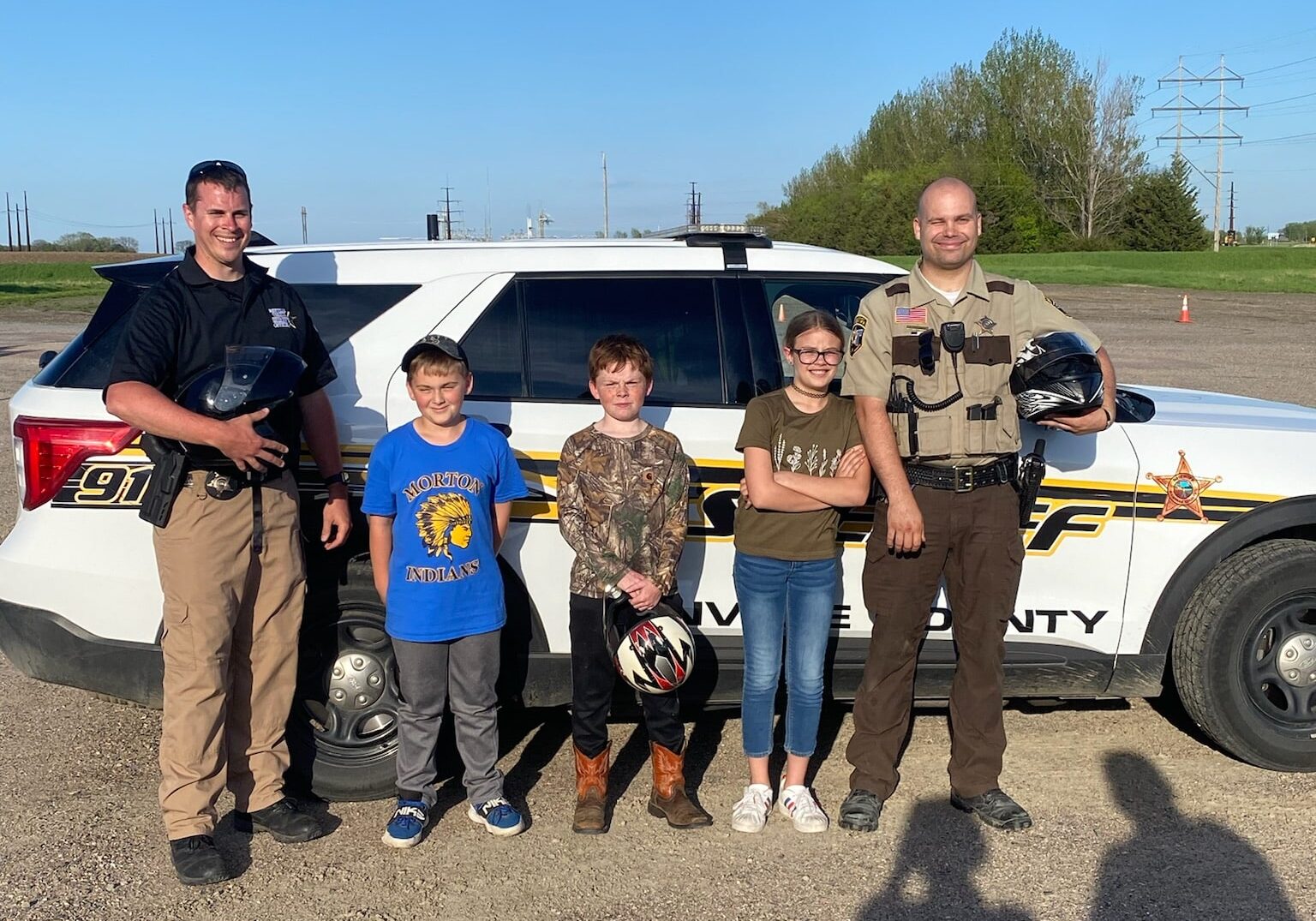 Children with Police Officers